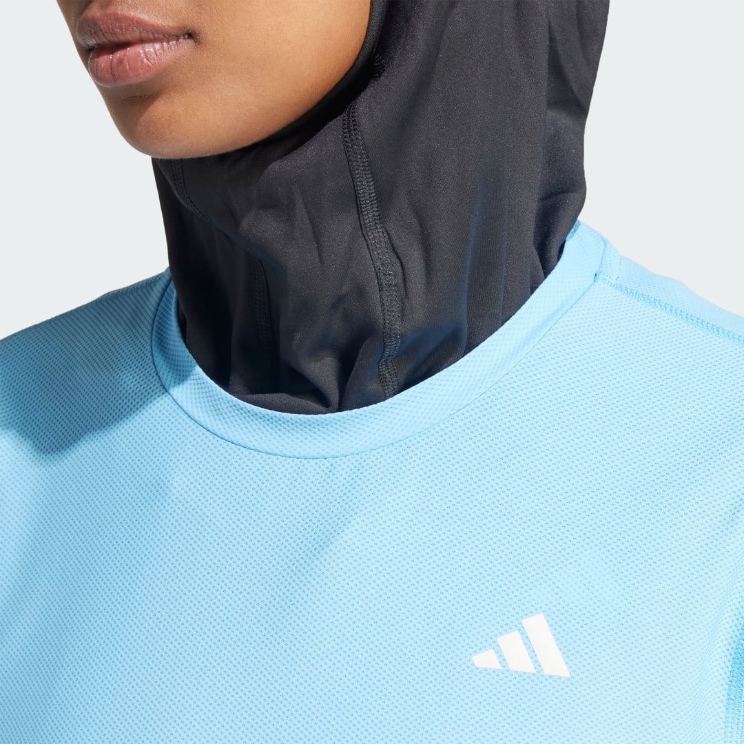 

adidas Playera Own The Run Mujer, Semi azul burst