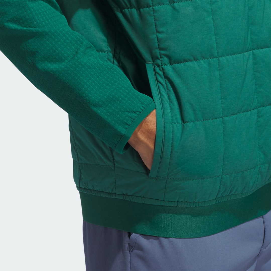 Adidas Ultimate365 Quilted DWR Pullover met Halflange Rits