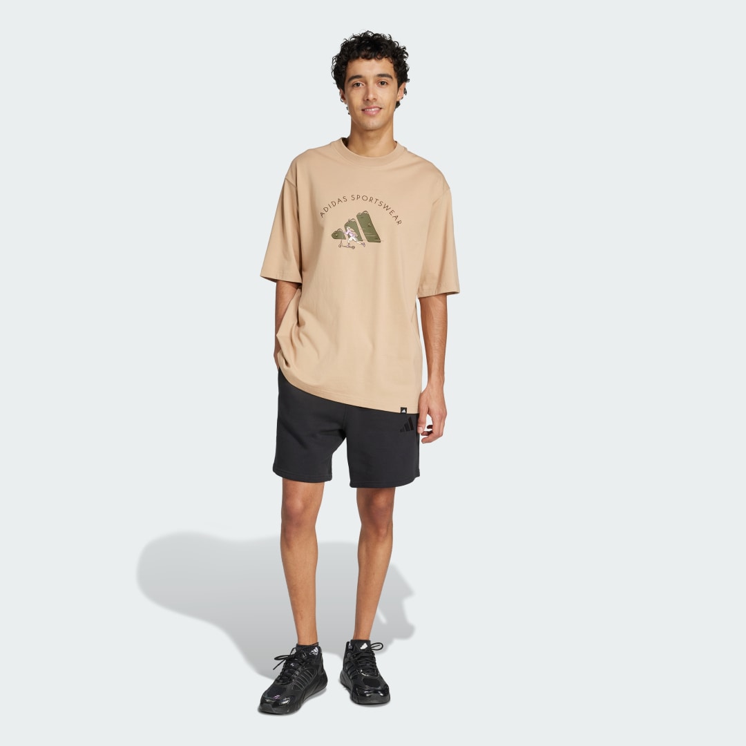 Adidas Codes Doodle Scooter Graphic Tee