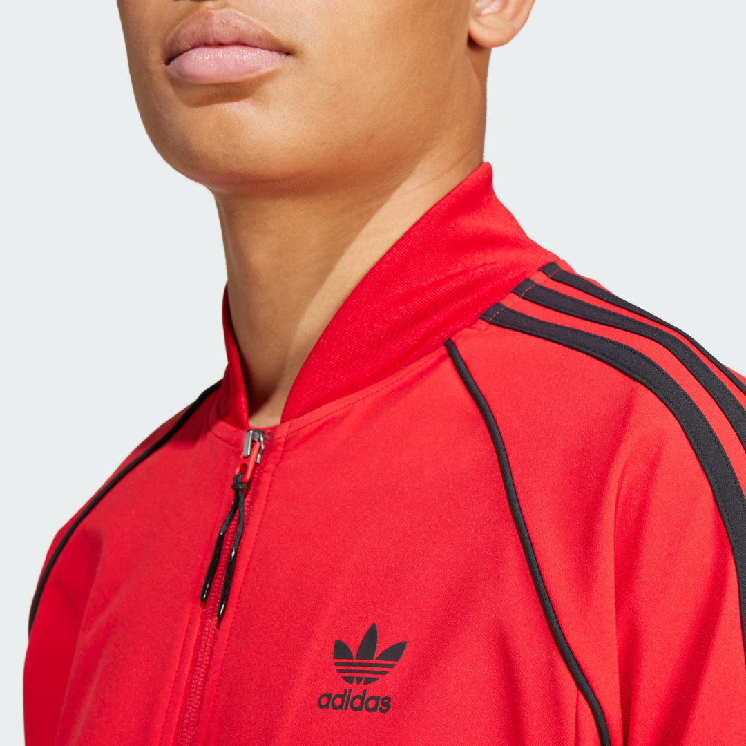 

adidas Chaqueta Deportiva SST Bonded Hombre, Negro