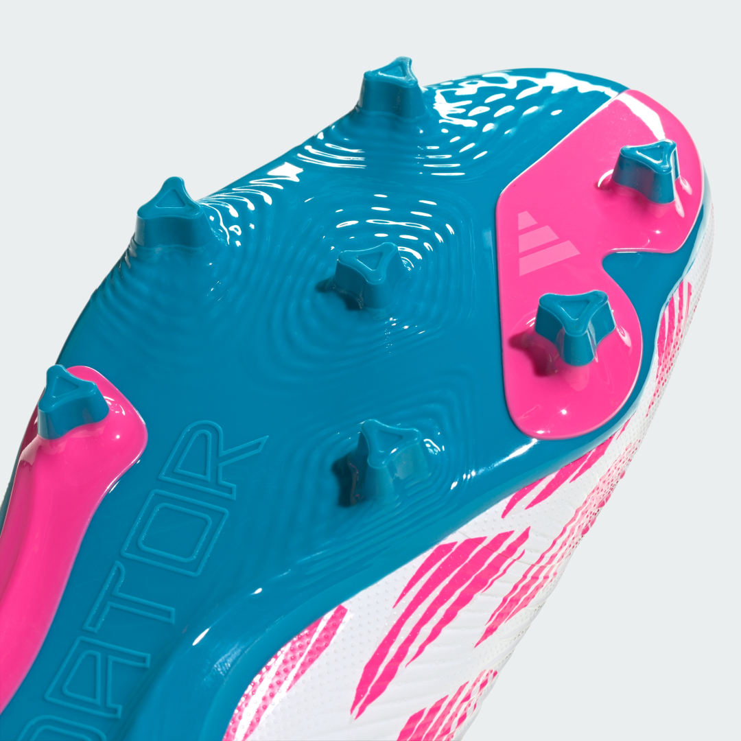 

adidas Guayos Predator League Terreno Firme Unisex, Blanco