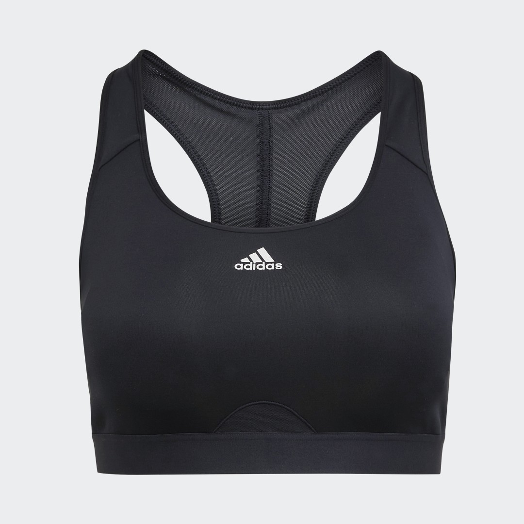 

adidas Top Deportivo Powerreaction Techfit Soporte Medio Mujer, Negro