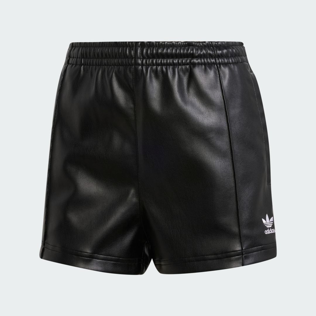 

adidas Shorts Pleather Mujer, Negro