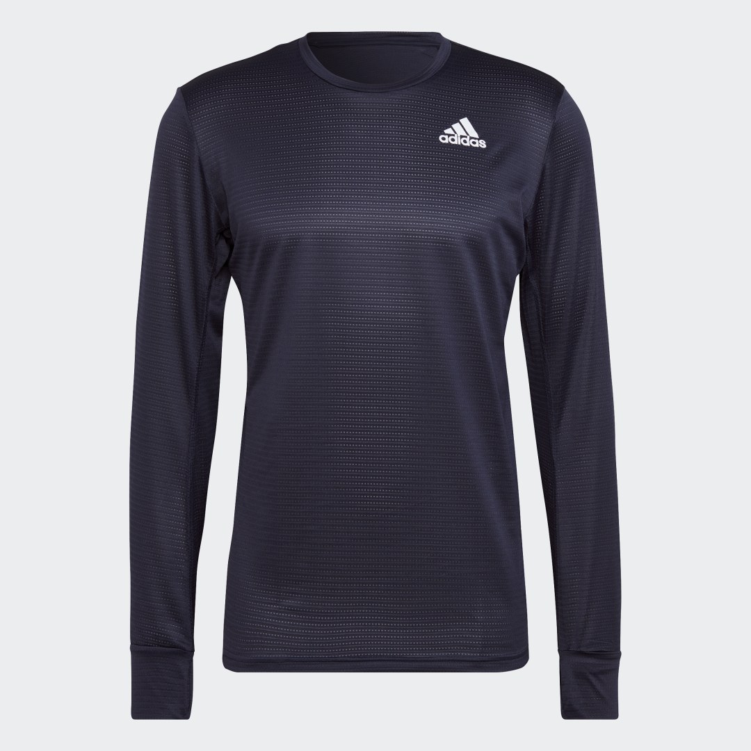 

adidas Camiseta Own the Run Manga Larga Hombre, Plata