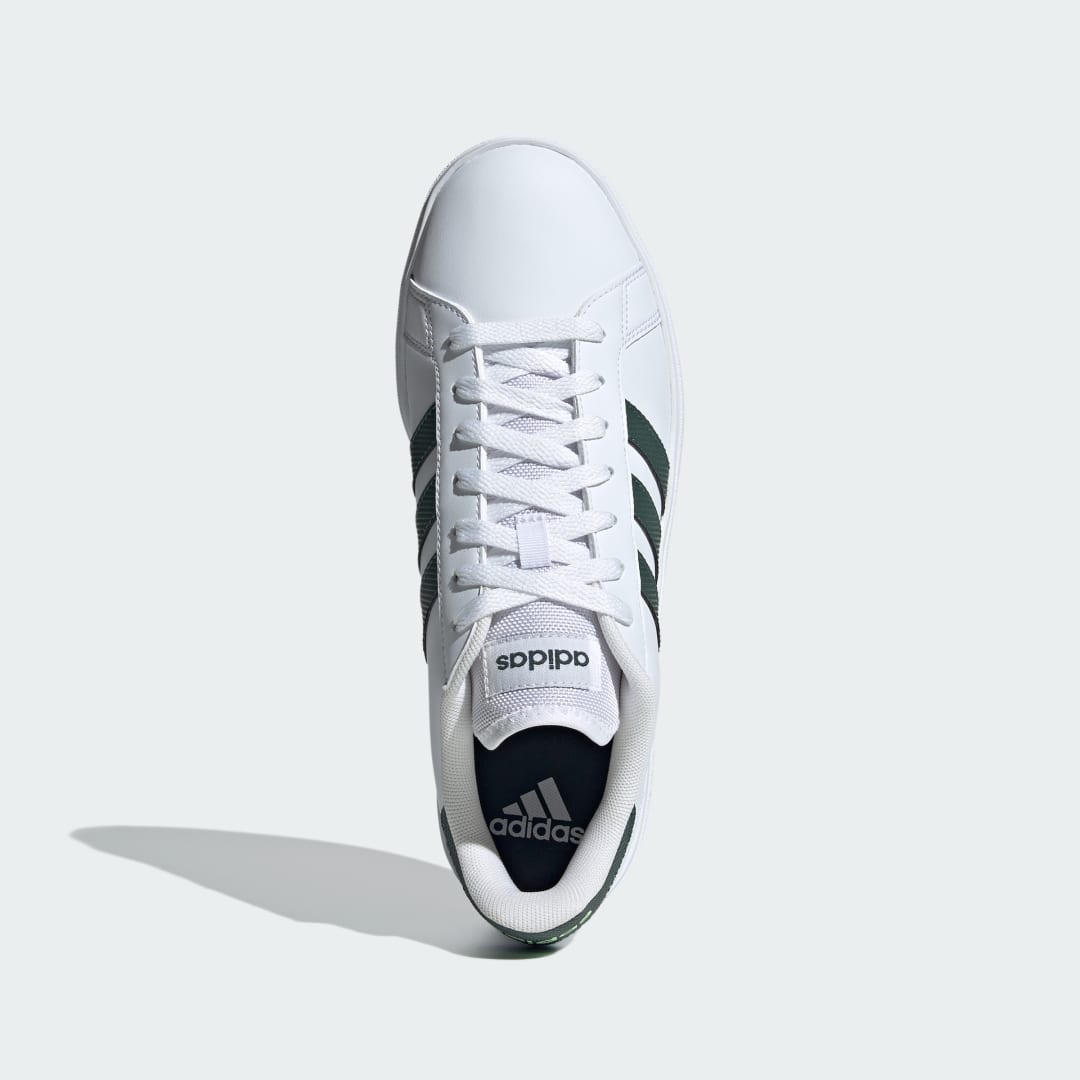 Adidas Grand Court sneaker Cloud White / Legend Ivy / Semi Green Spark