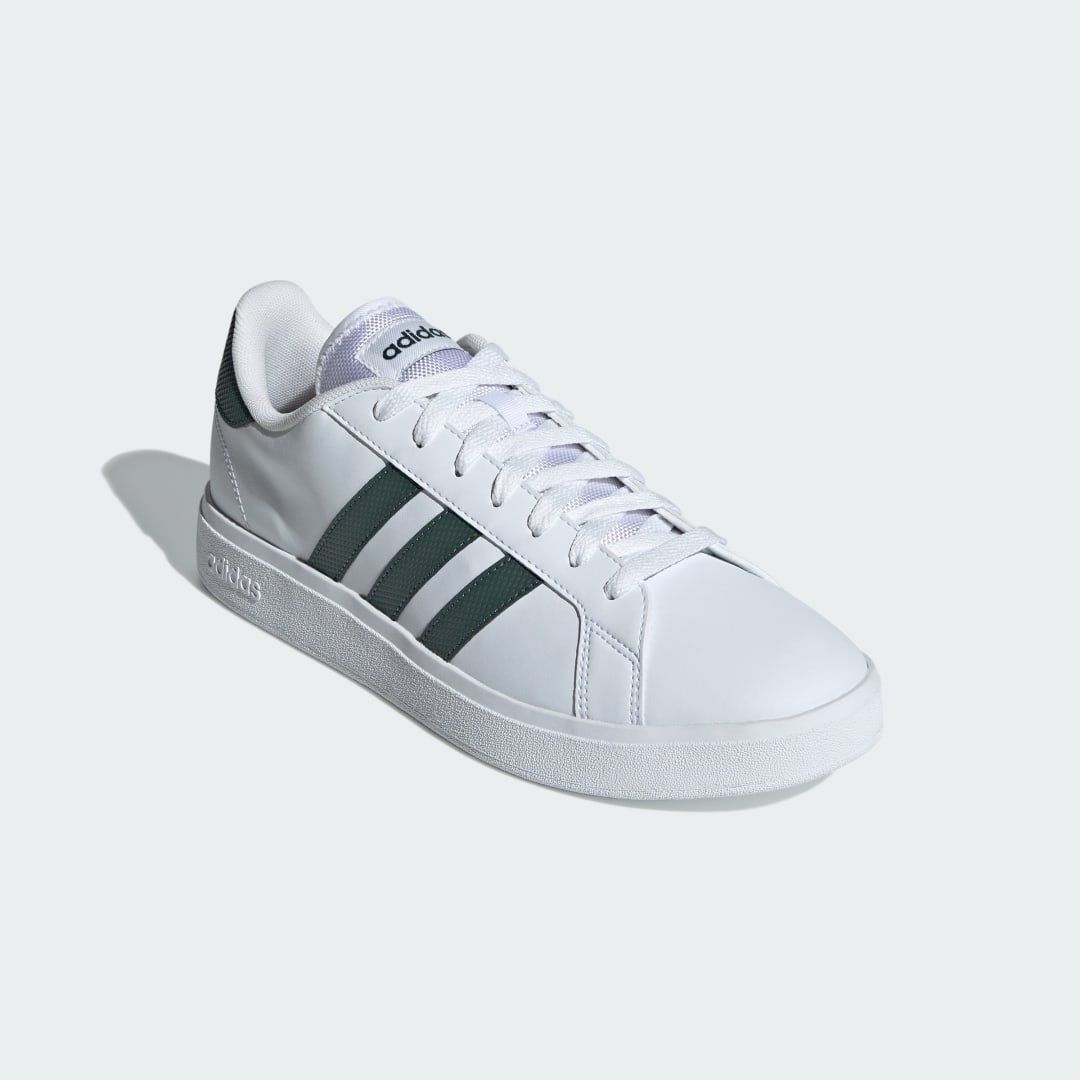Adidas Grand Court sneaker Cloud White / Legend Ivy / Semi Green Spark
