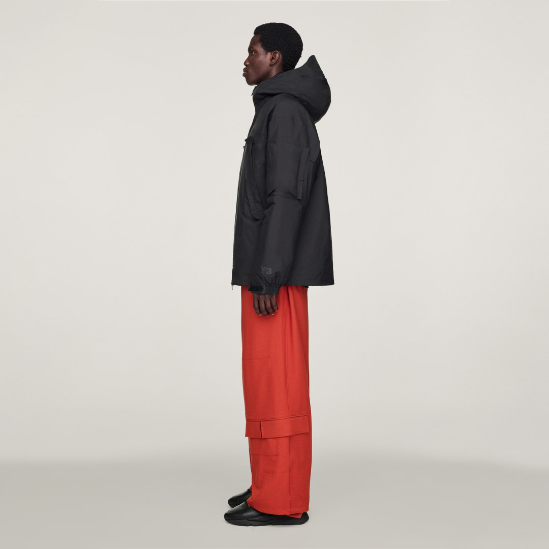 Sweat shirt à capuche matelassée Y 3 GORE TEX - vue 2