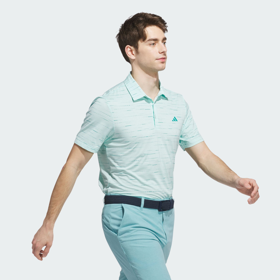 Adidas Ultimate365 Mesh Glimmer Print Poloshirt