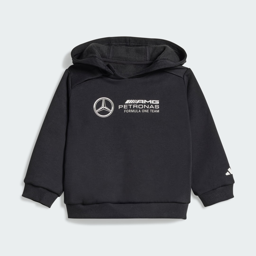 Adidas MERCEDES AMG PETRONAS FORMULA ONE TEAM DNA BABY JOGGINGPAK MET LANGE MOUWEN