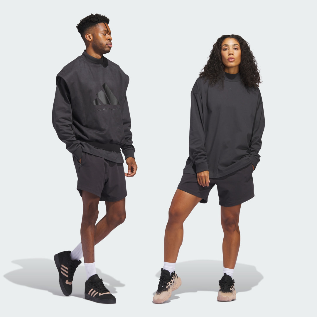 Adidas Originals One Fleece Shorts Sportshorts Heren carbon maat: XL beschikbare maaten:S M L XL