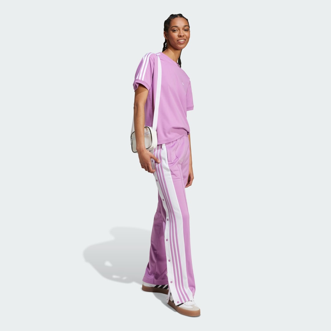 Paarse adidas broek shop