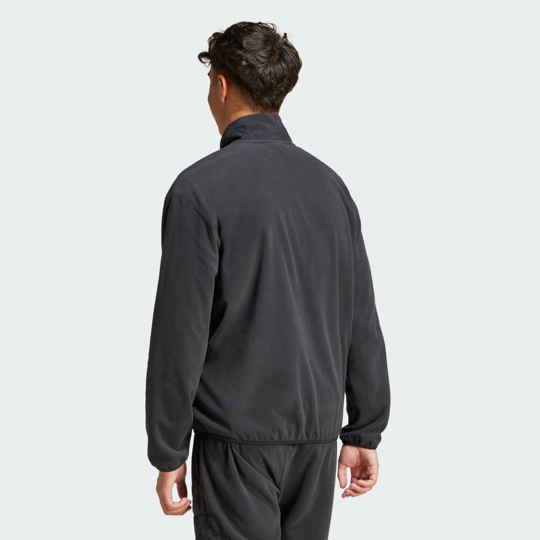 Adidas City Escape Polar Fleece Jack met Halflange Rits