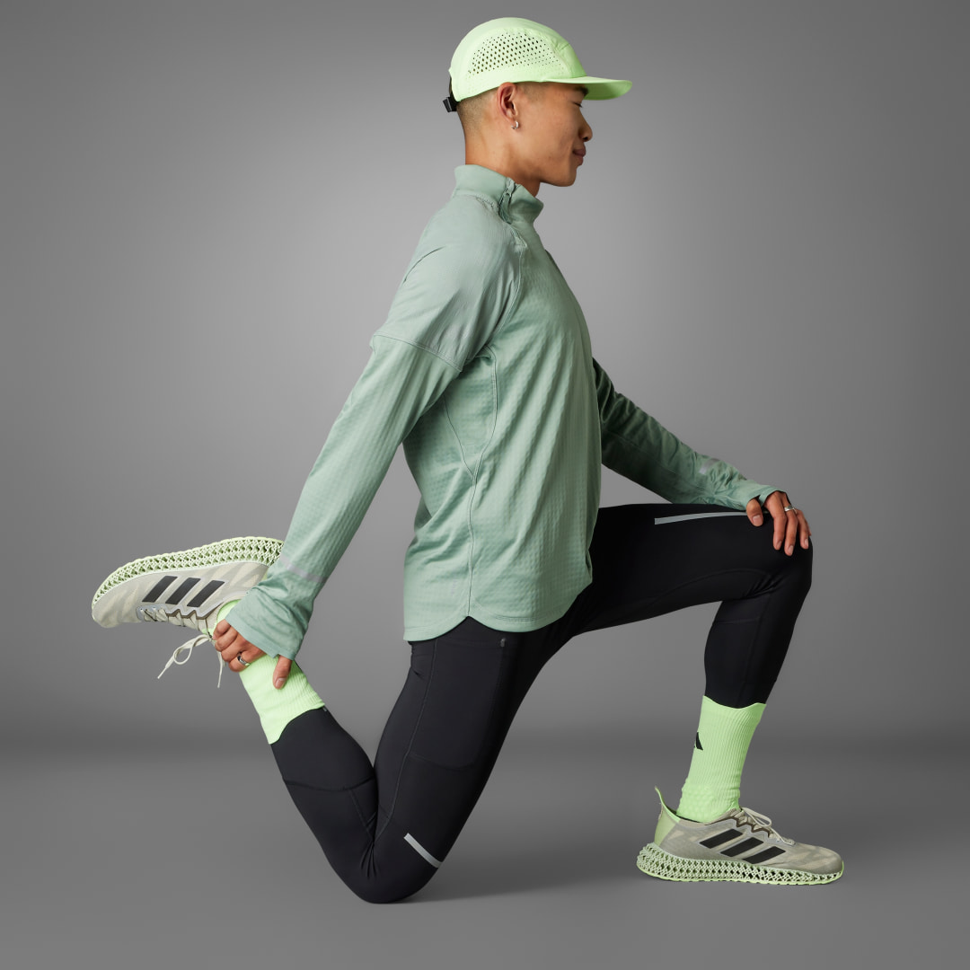 Adidas Ultimate Hi Vis Reflective Shirt met Halflange Rits