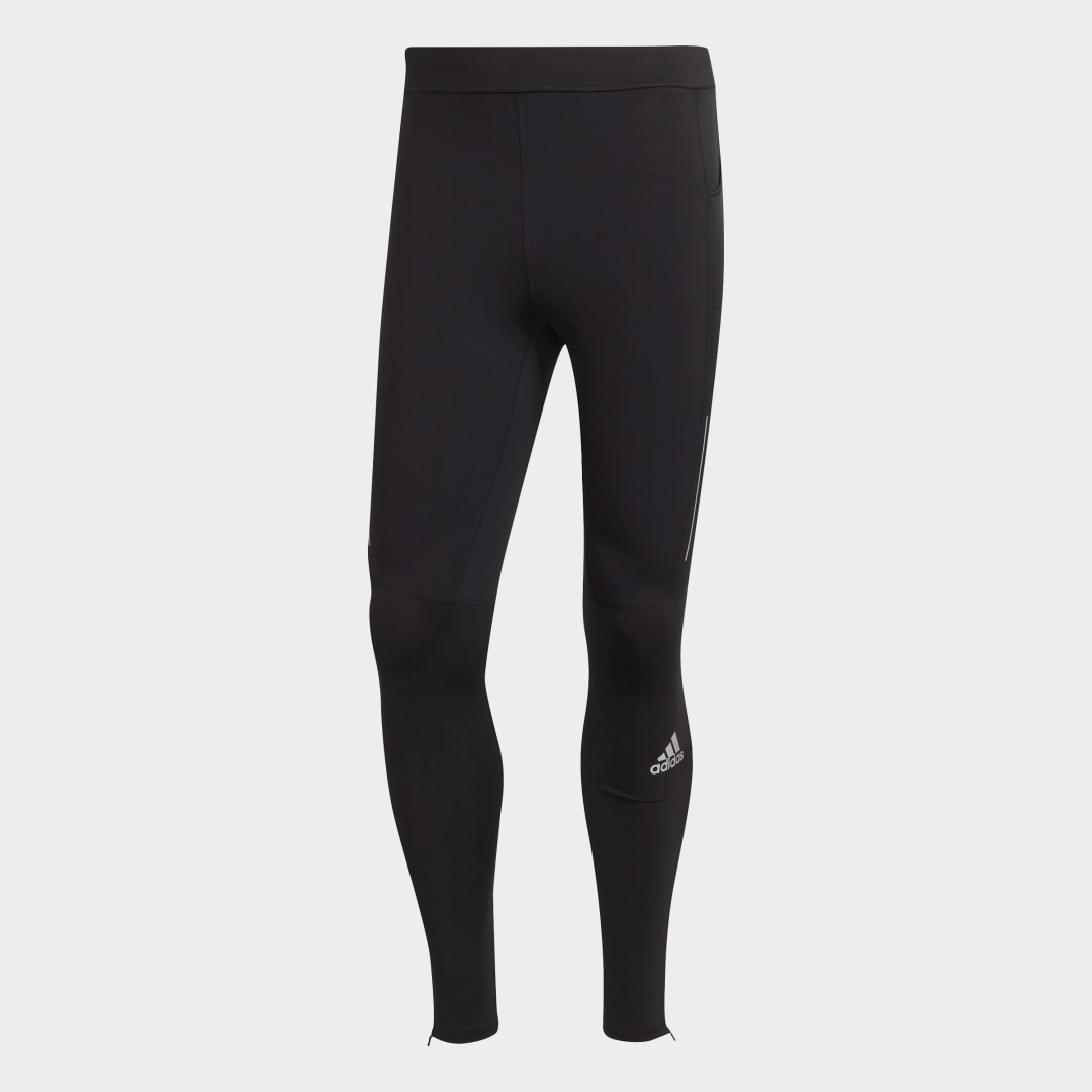 

adidas Licras Own the Run Pretina Media Hombre, Negro