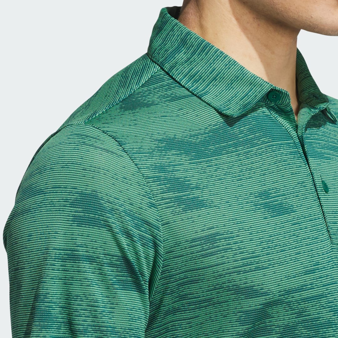 Adidas Ultimate365 Textured Stripe Poloshirt
