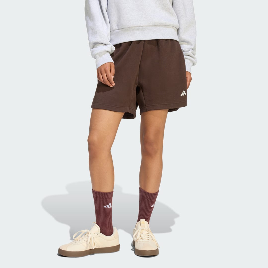 Adidas 3 Stripes Studio Fleece Loose Short