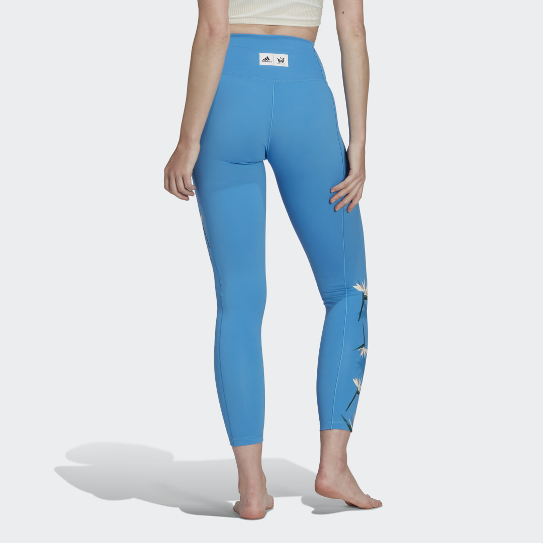 adidas Thebe Magugu Studio 7 8 Tights Womens Blue HM9260