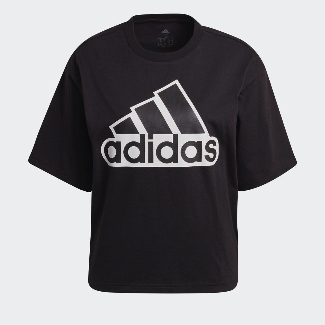 фото Футболка essentials logo boxy adidas sport inspired