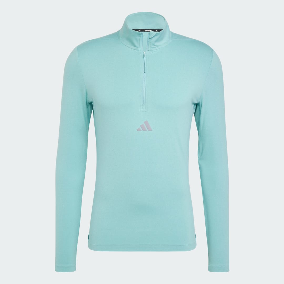 Adidas Workout Longsleeve met Halflange Rits