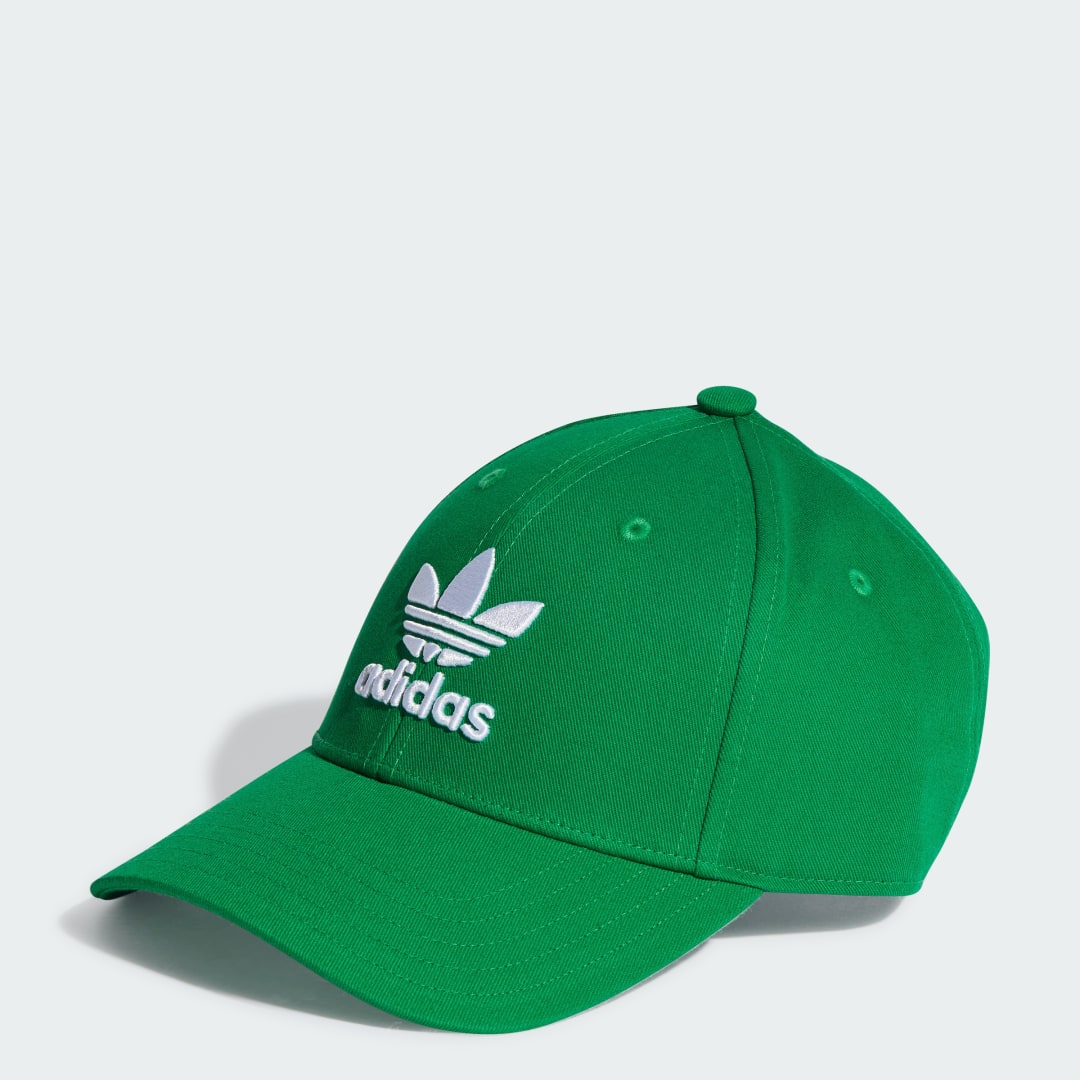 Adidas Originals Groene Trefoil Baseball Cap Green Unisex