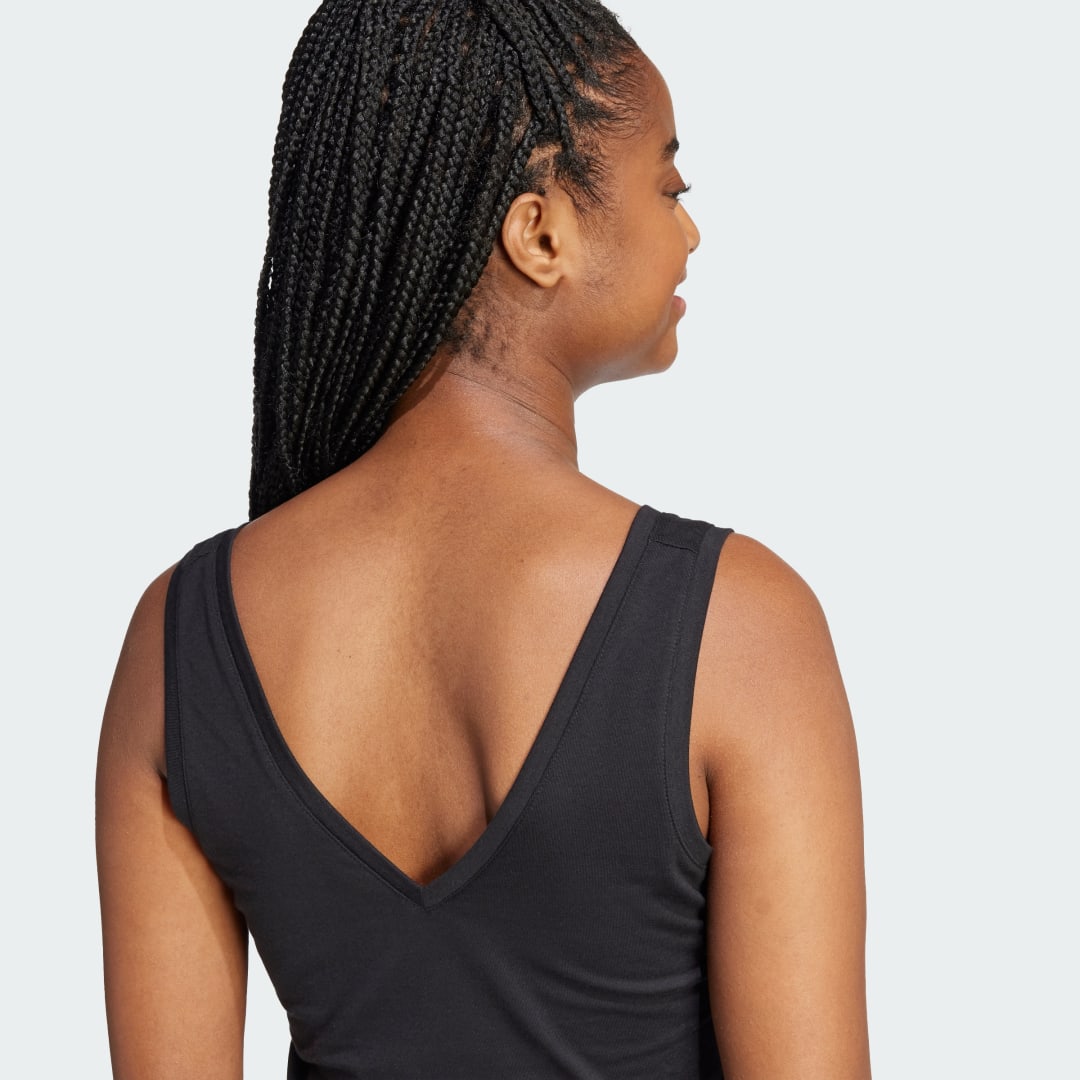 Adidas Essentials Small Logo Katoenen Lifestyle Tanktop