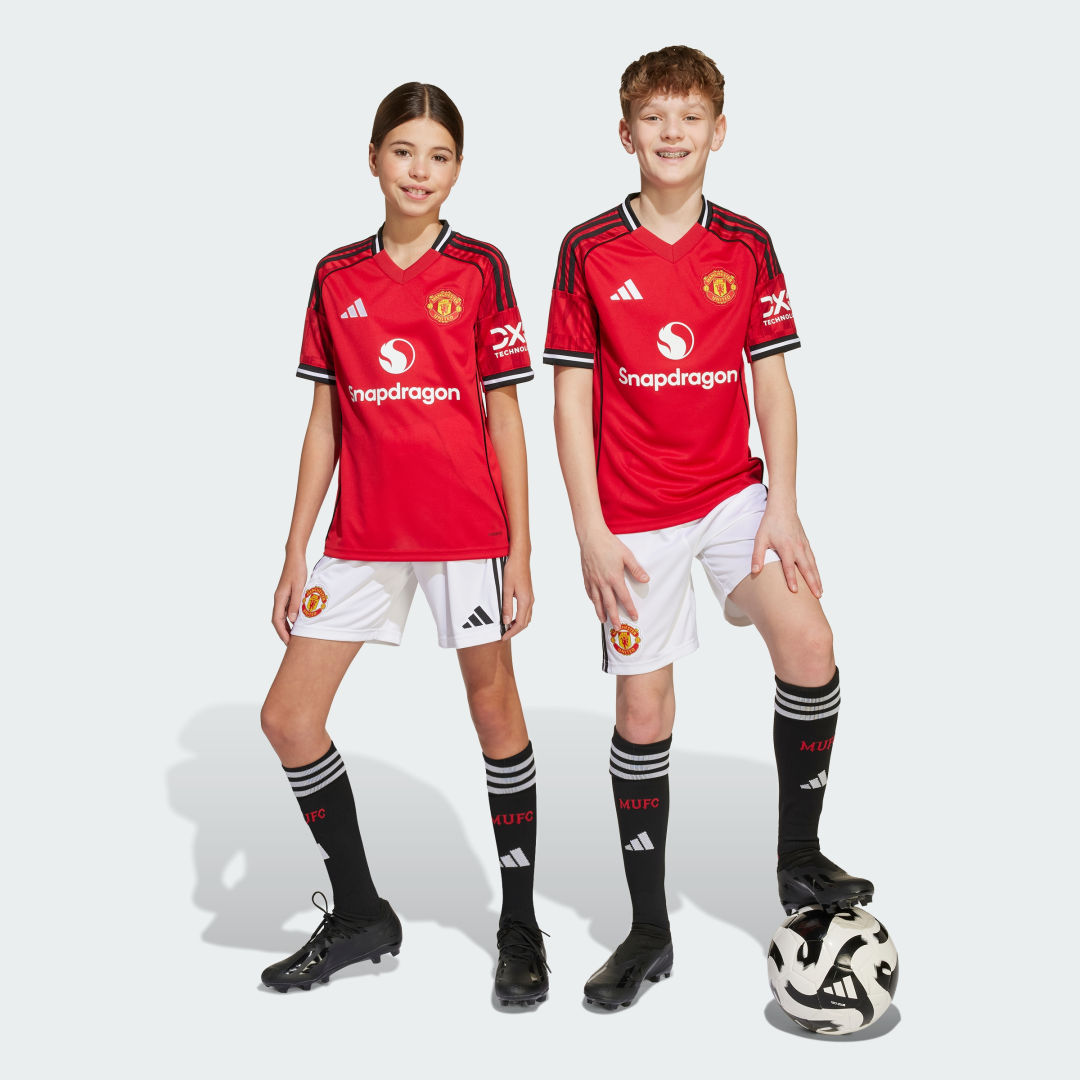 Adidas chester United 25 26 Thuisshort Kids