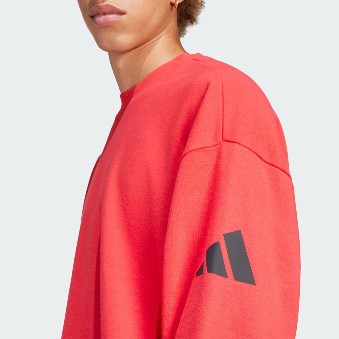 Adidas Essentials Loose Fit 3 Bar Logo Sweatshirt