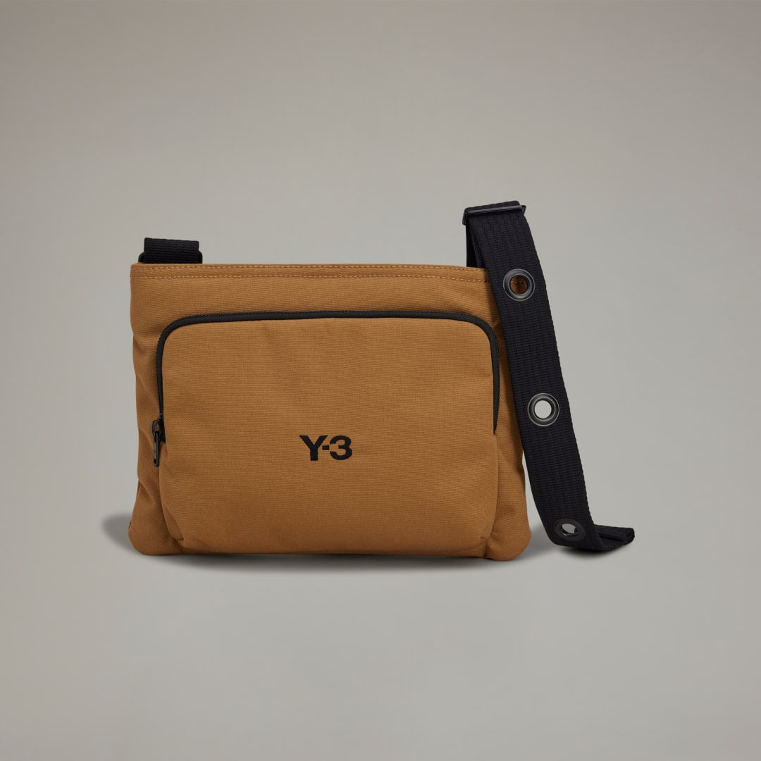 Image of adidas Y-3 Sacoche Brown Desert ONE SIZE - Lifestyle Bags