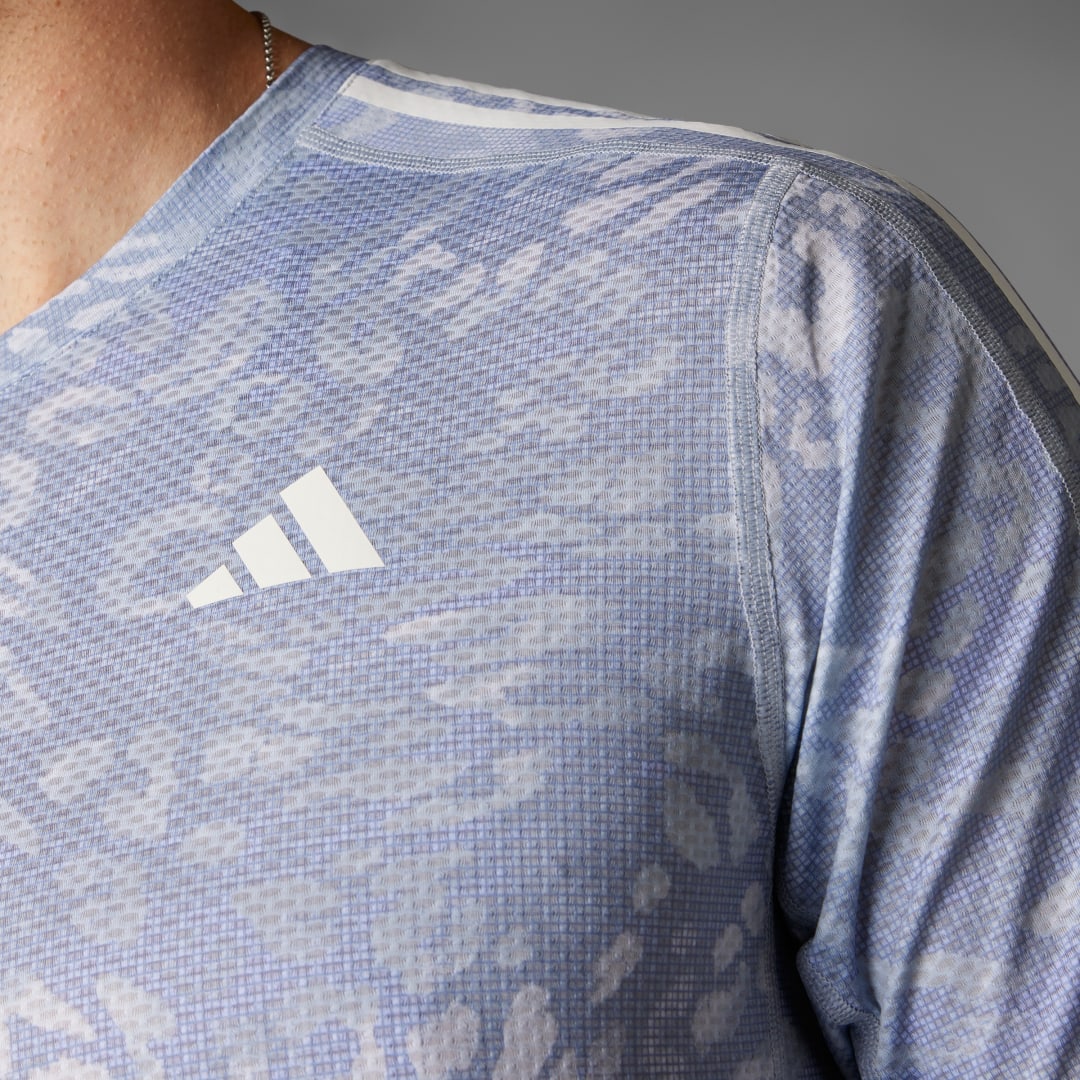 Adidas Own The Run CLIMACOOL 3-Stripes T-shirt