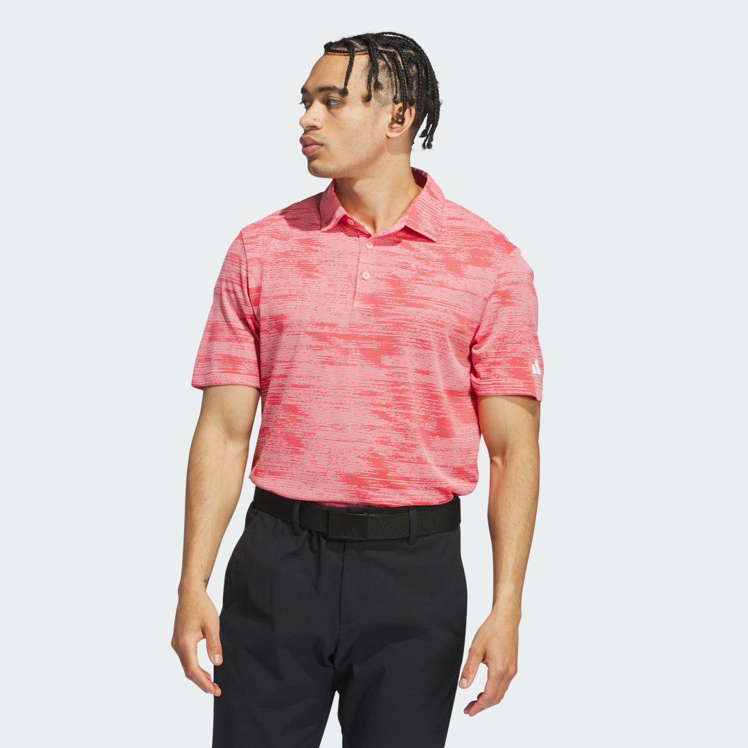 Adidas Ultimate365 Textured Stripe Poloshirt