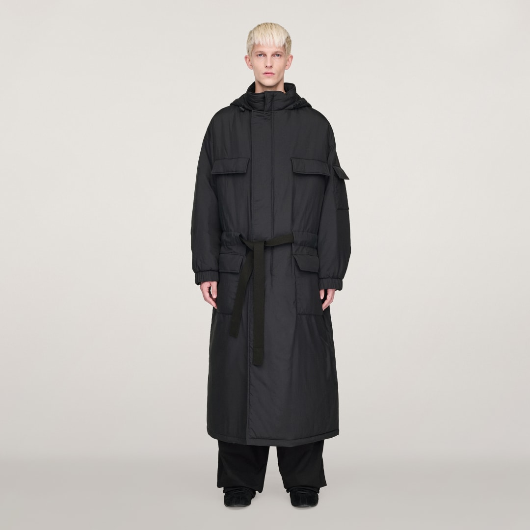 Adidas Y-3 Padded Parka met Capuchon