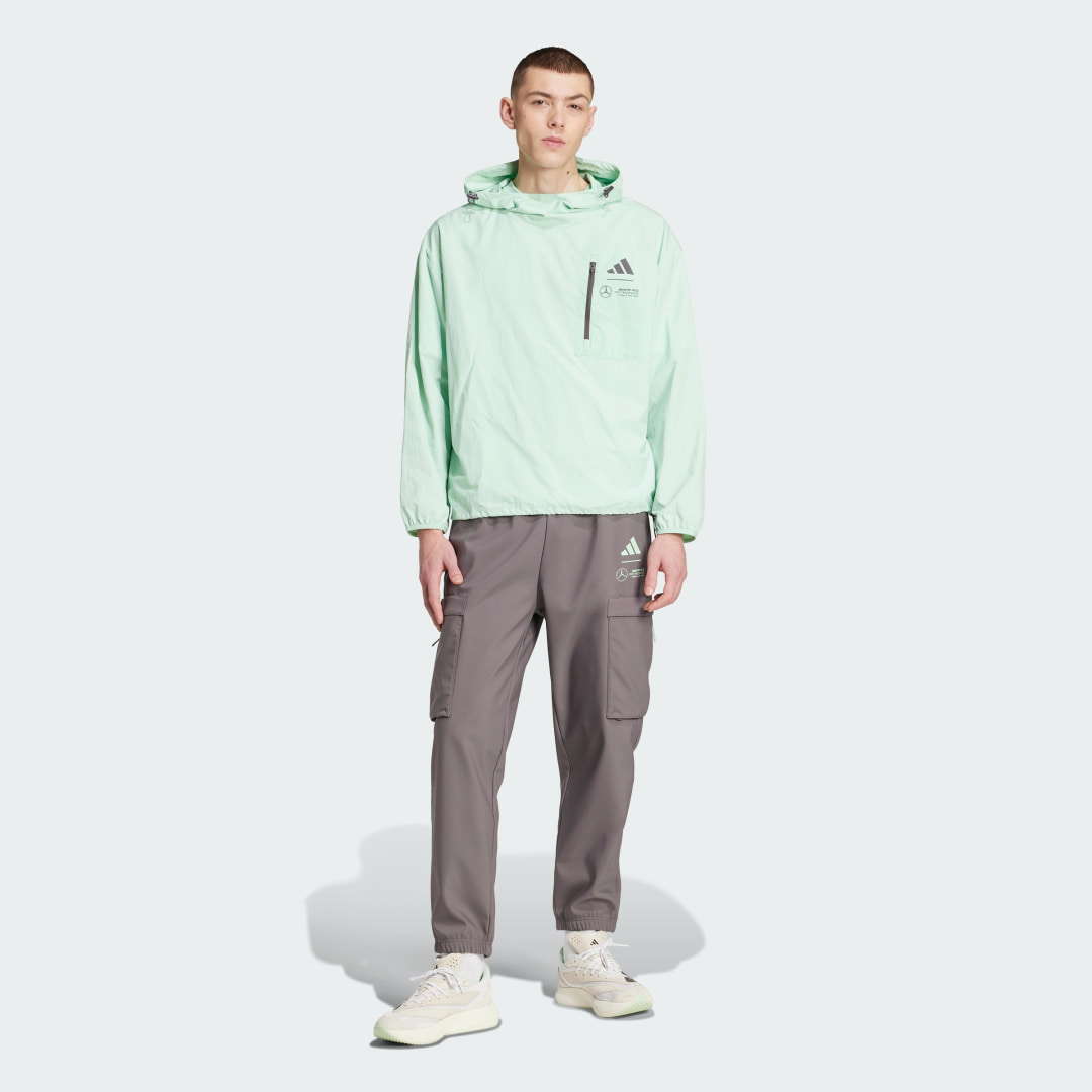 Adidas MERCEDES AMG PETRONAS FORMULA ONE TEAM PREMIUM WOVEN WINDJACK