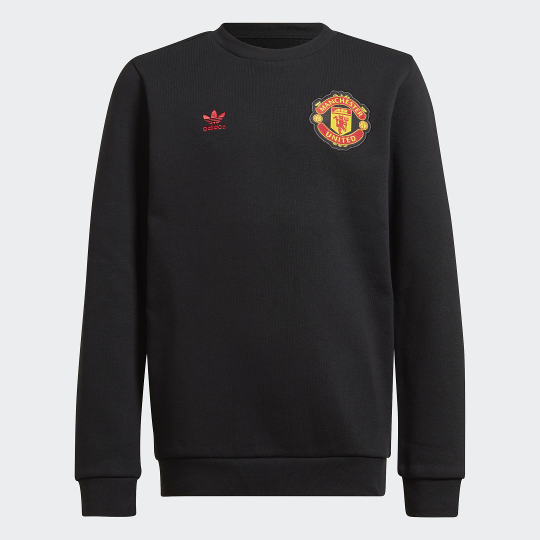 Manchester United Essentials Trefoil Sweatshirt Manchester United Essentials Trefoil Sweatshirt