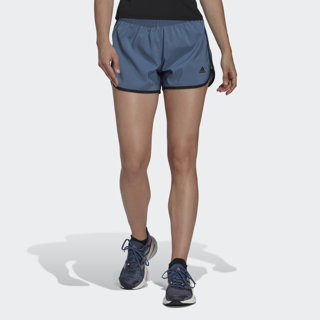 

adidas Shorts Marathon 20 Pretina Media Mujer, Negro