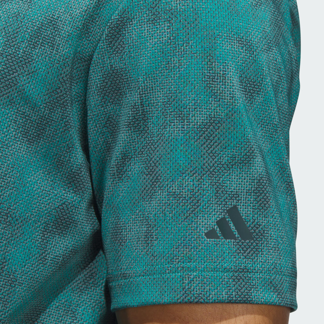 Adidas Ultimate365 Textured Print Poloshirt