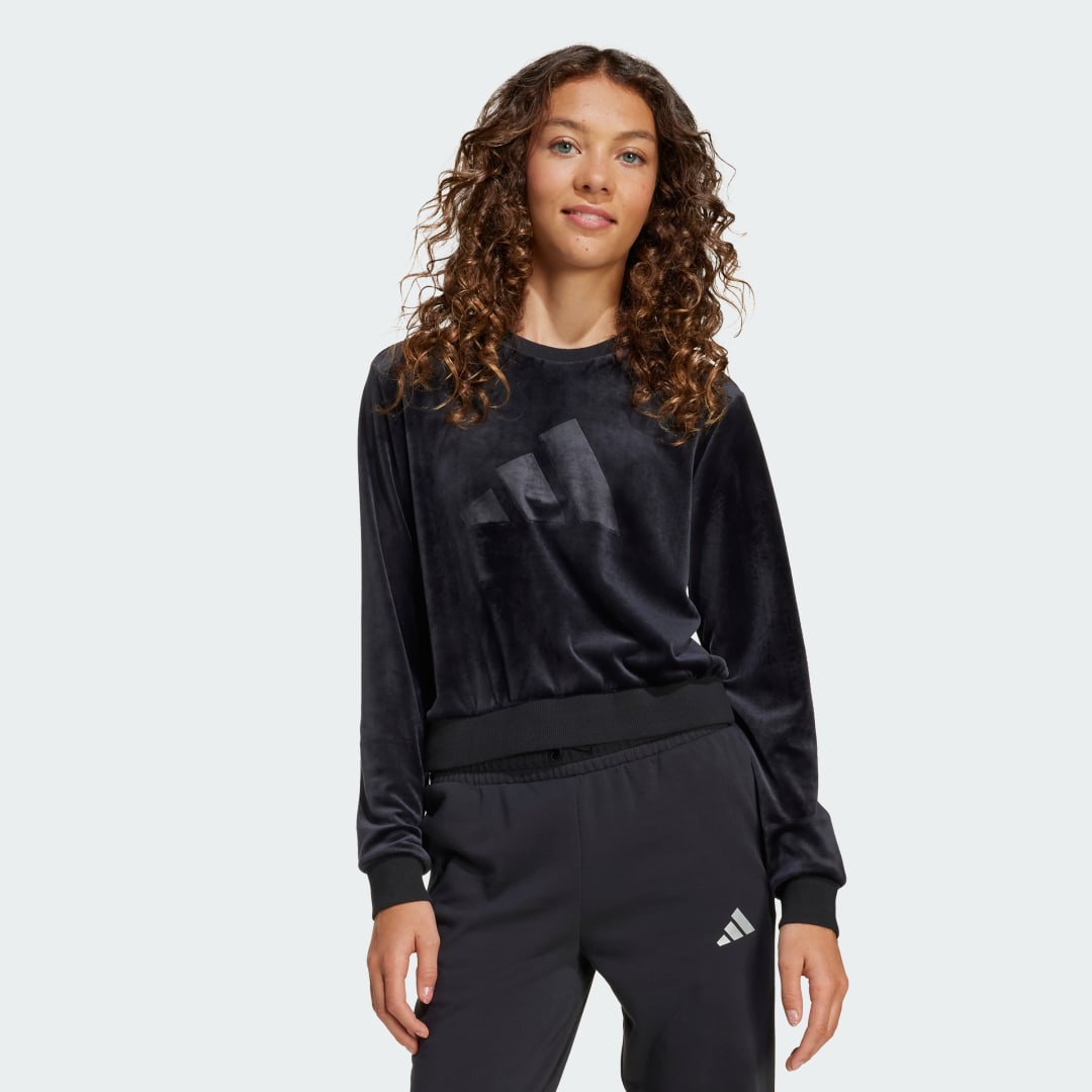 Image of Felpa corta da donna Holiday Glam cod002