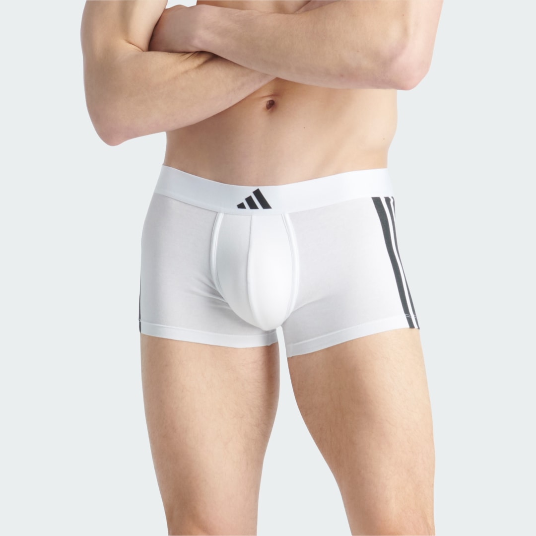 Adidas Active Flex Cotton 3-Stripes Low Rise Boxershort 2-Pack Ondergoed