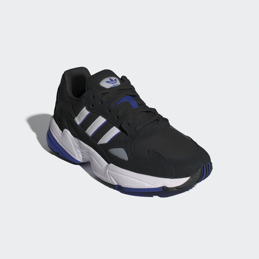 

adidas Tenis Falcon Mujer, Negro/blanco/night flash