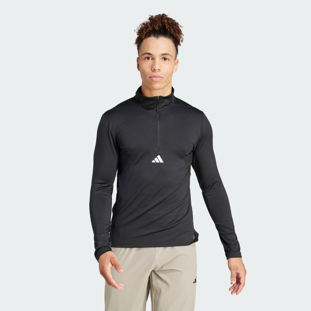 Adidas Performance Workout Sportjack met Korte Rits