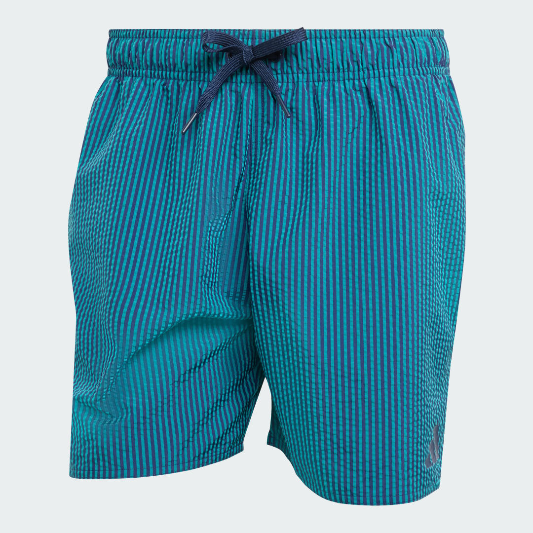 Adidas Seersucker Stripy Zwemshort 5-Inch