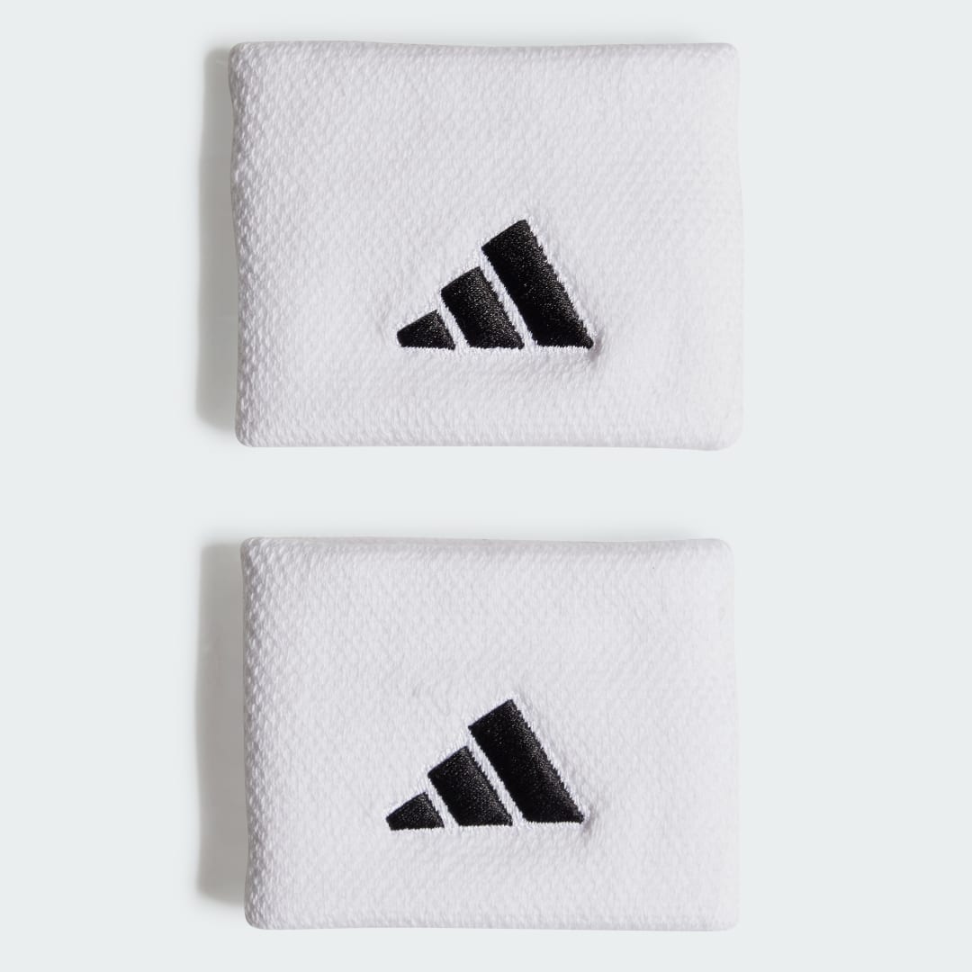 adidas Muñequera de Tenis Pequeña Unisex, Blanco
