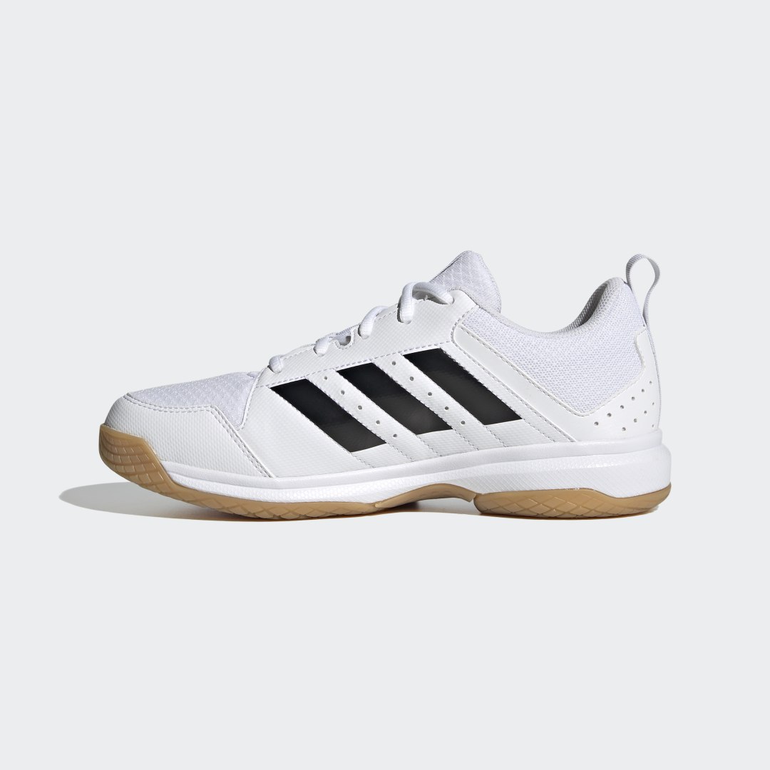 

adidas Tenis Indoor Ligra 7 Mujer, Blanco/negro/blanco
