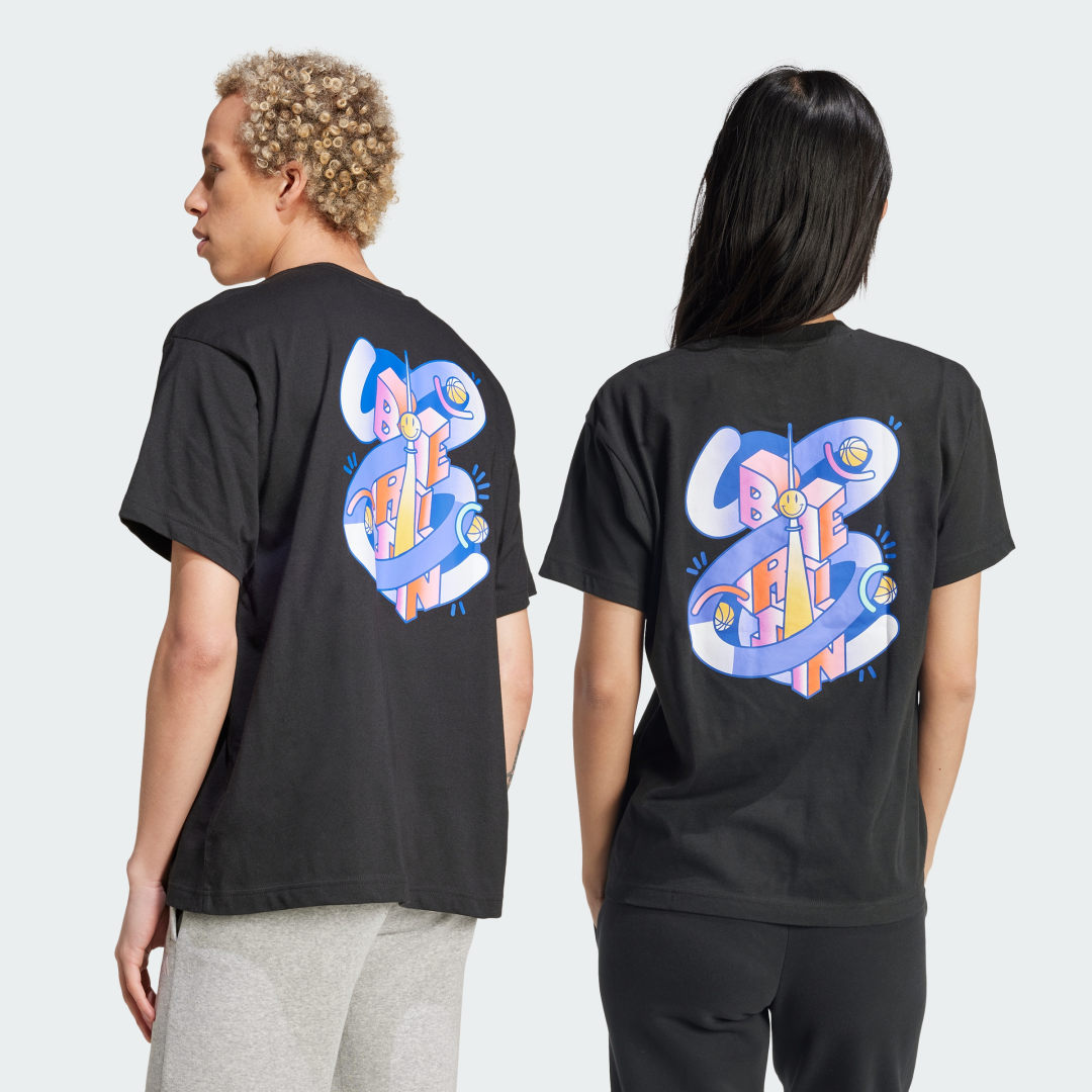 Thumbnail - Berlin Smiley T-Shirt – Genderneutral