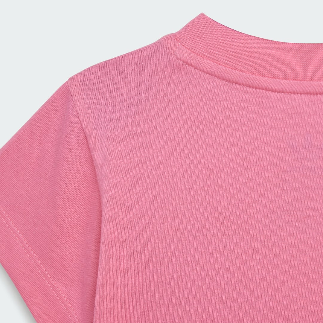 

adidas Playera Trifolio Niño, Rosa fusion
