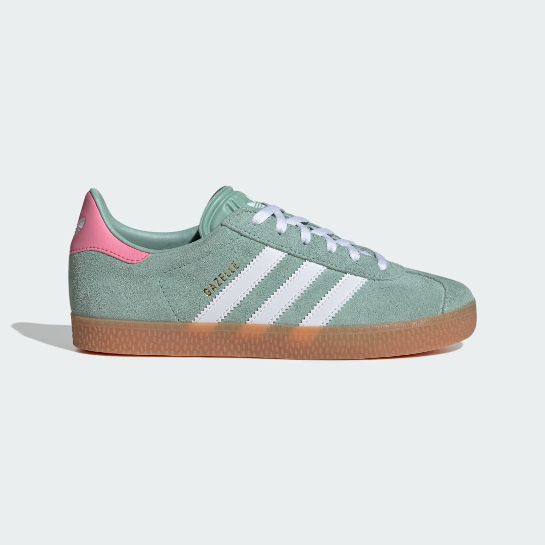 Adidas Gazelle sneaker Hazy Green / Cloud White / Bliss Pink