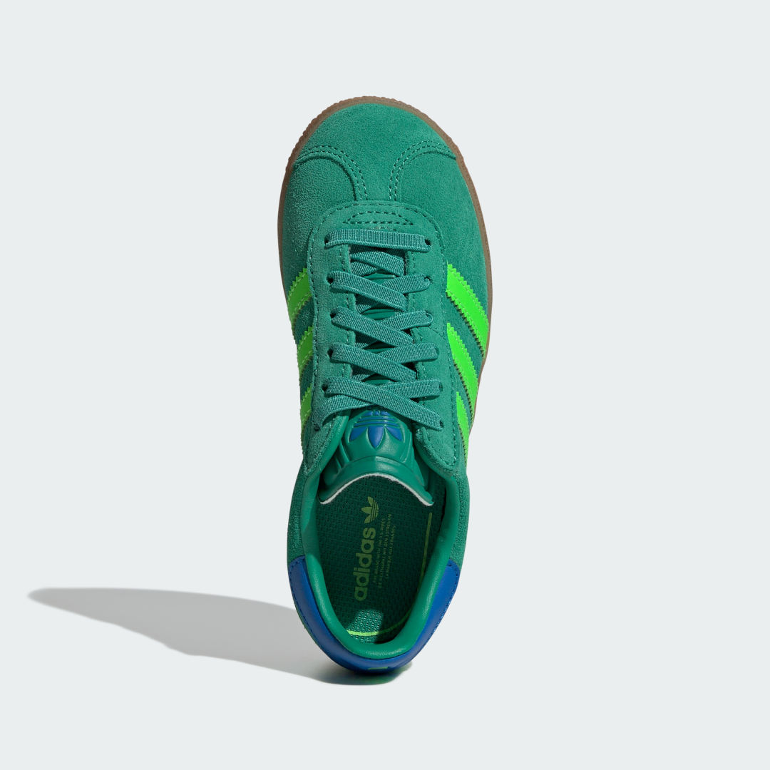Adidas Gazelle sneaker Semi Court Green / Solar Green / Blue Bird