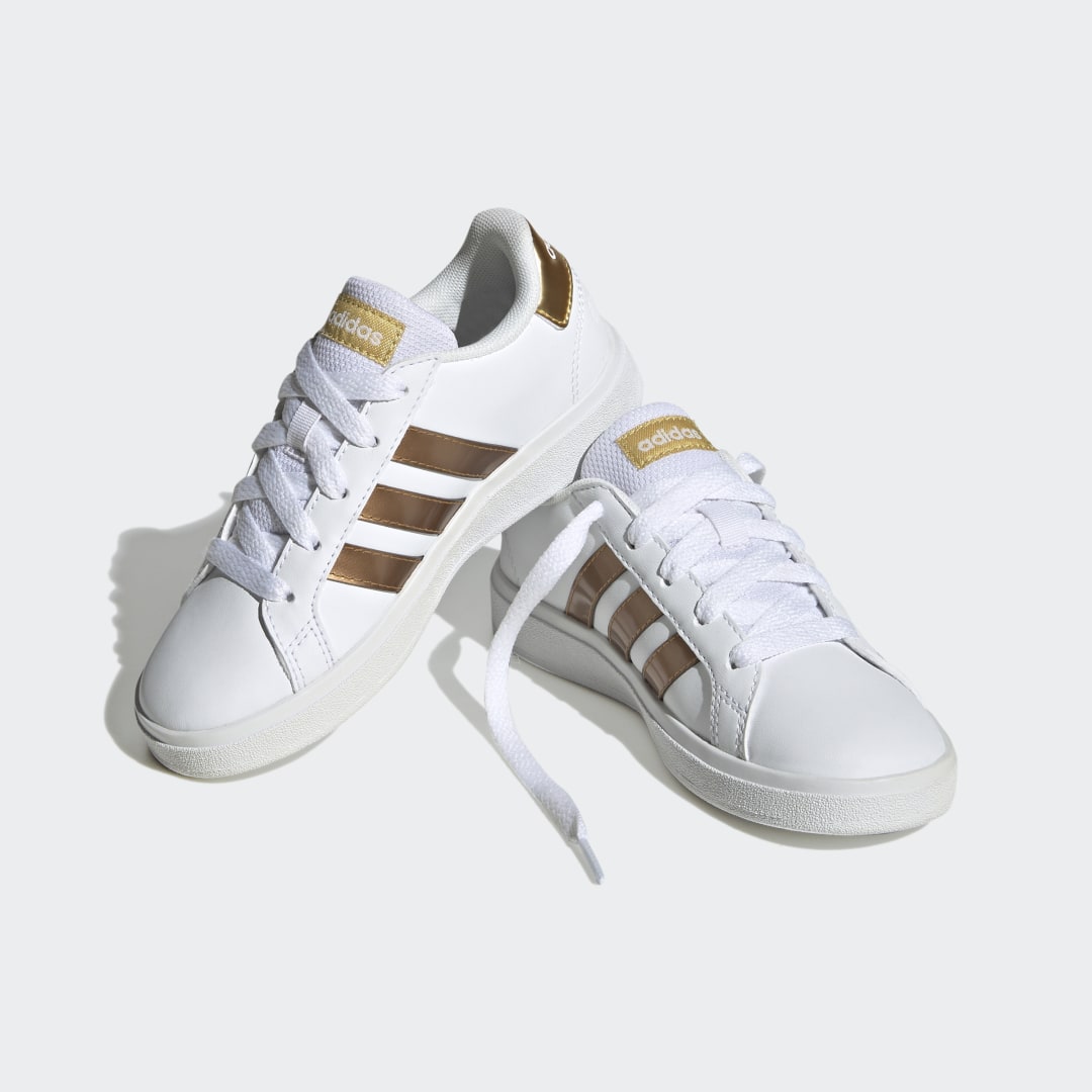 Adidas Grand Court sneaker Cloud White / Cloud White / Matte Gold