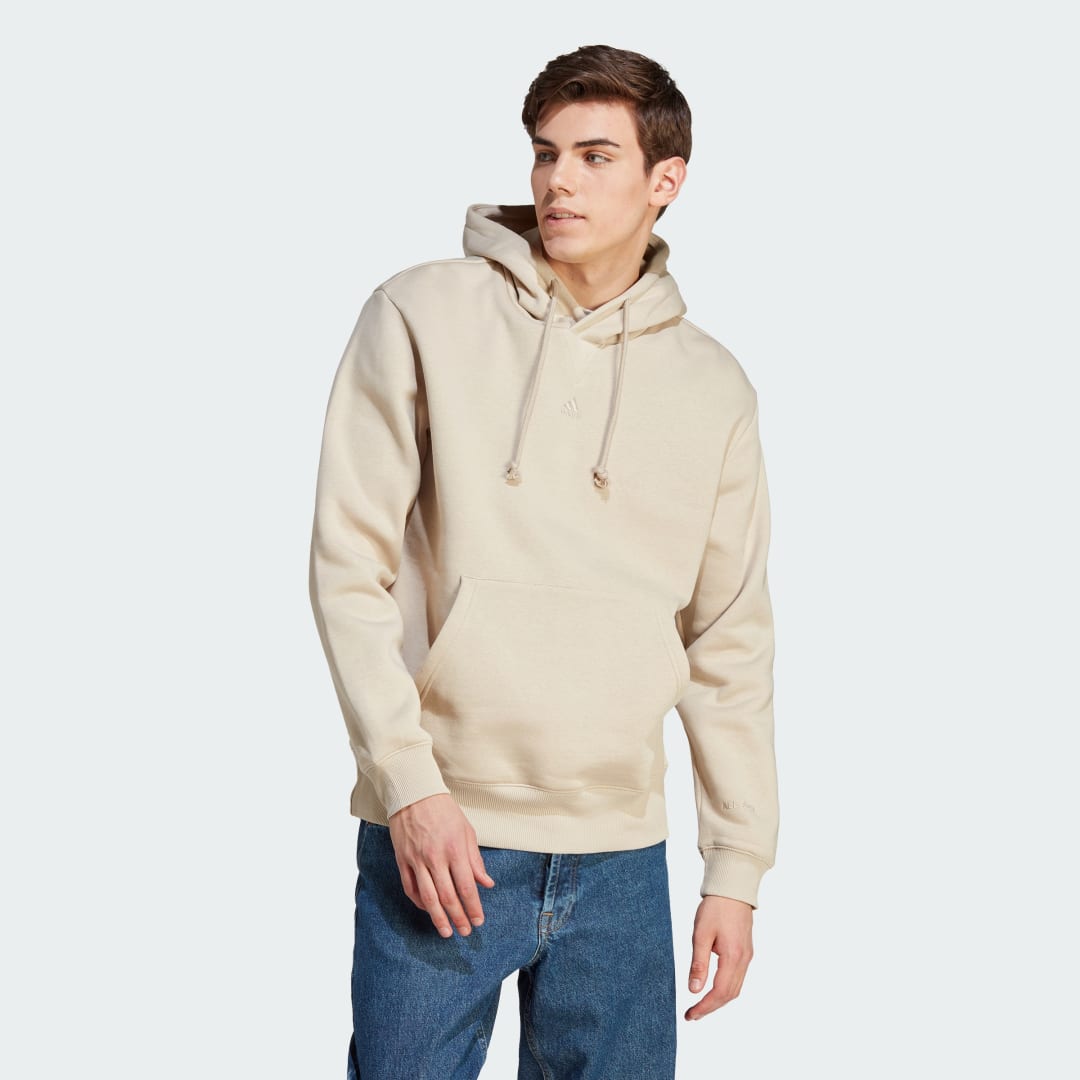 Beige top color hoodie