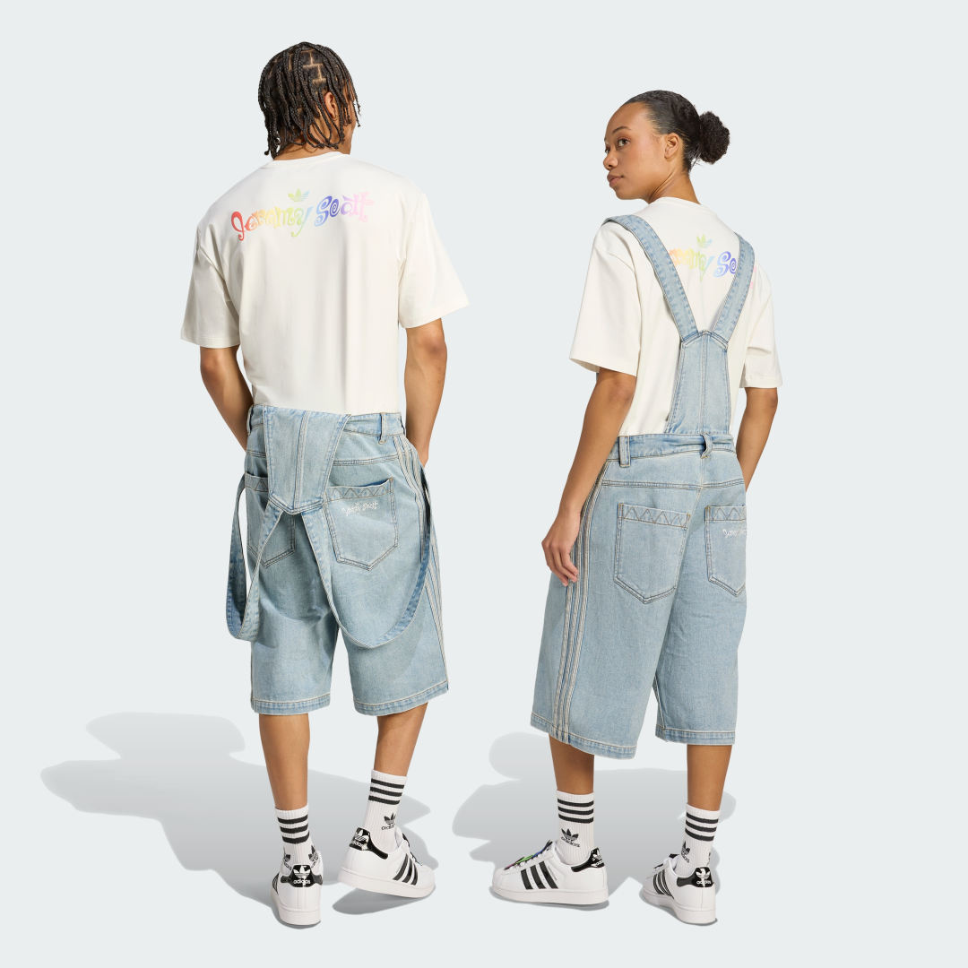 Thumbnail - adidas x Jeremy Scott Denim Latzhose