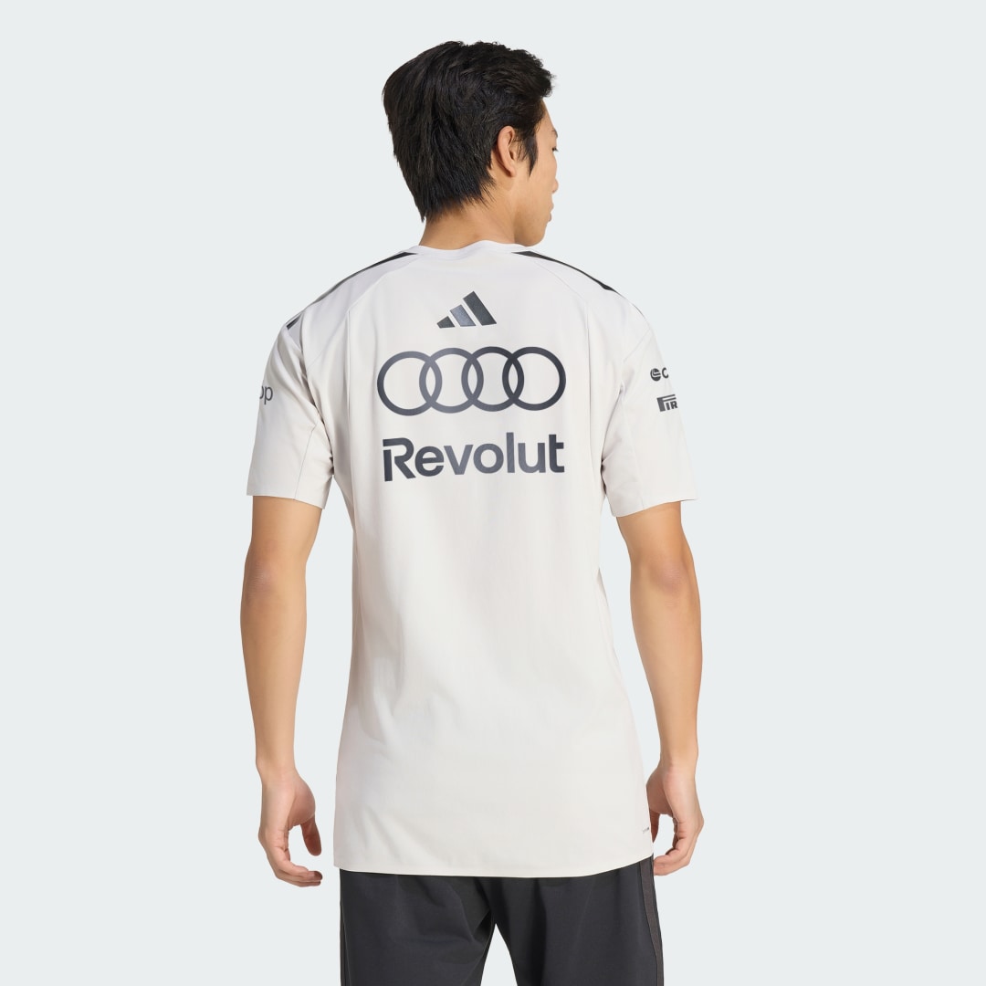 POLO MANCHES COURTES INGÉNIEURS ET ÉQUIPE MARKETING AUDI REVOLUT F1 TEAM - vue 2